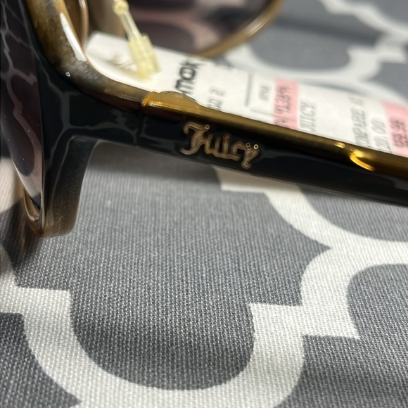 NWT Juicy Couture Sunglasses. Made in Italy. Debbie H/S warm brown color. - Picture 14 of 16